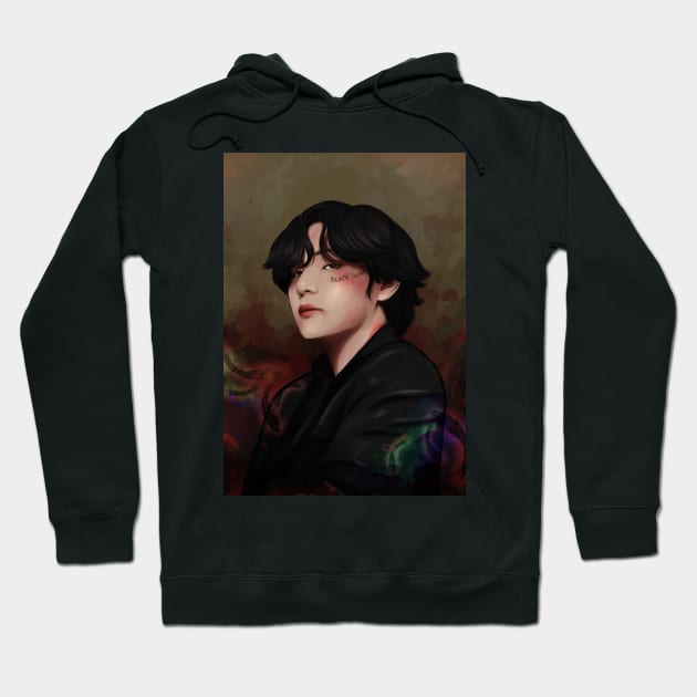 DARK KIM TAEHYUNG Hoodie by moritajung